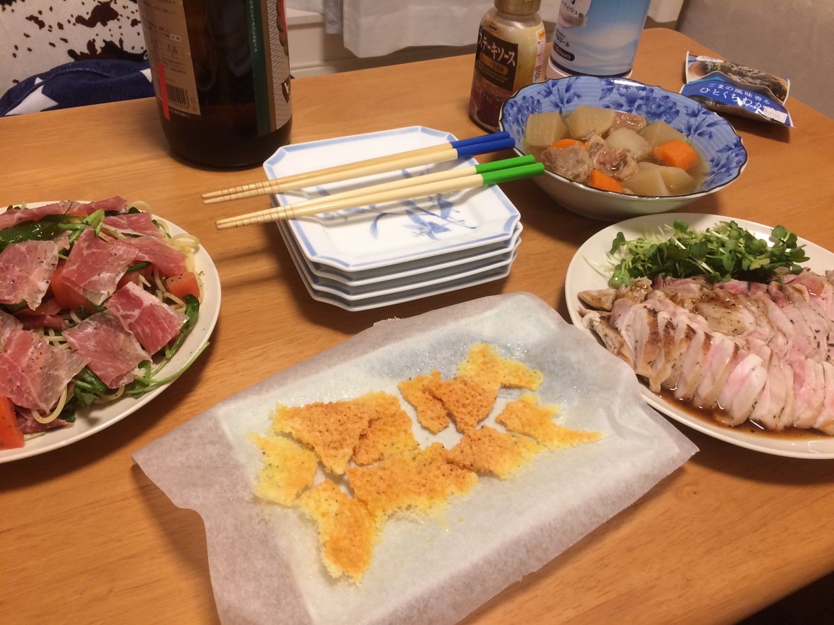 まwぶる 彼氏ん家にお泊まり 手料理振舞ってくれました ホント 料理上手だなぁ 艸