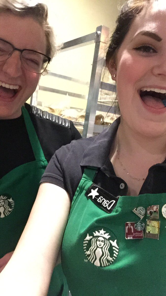 StarbucksNFB's tweet photo. Stop in and say goodbye to @danahodges. Today is her last day at NFB! https://t.co/bDggT8YRkb