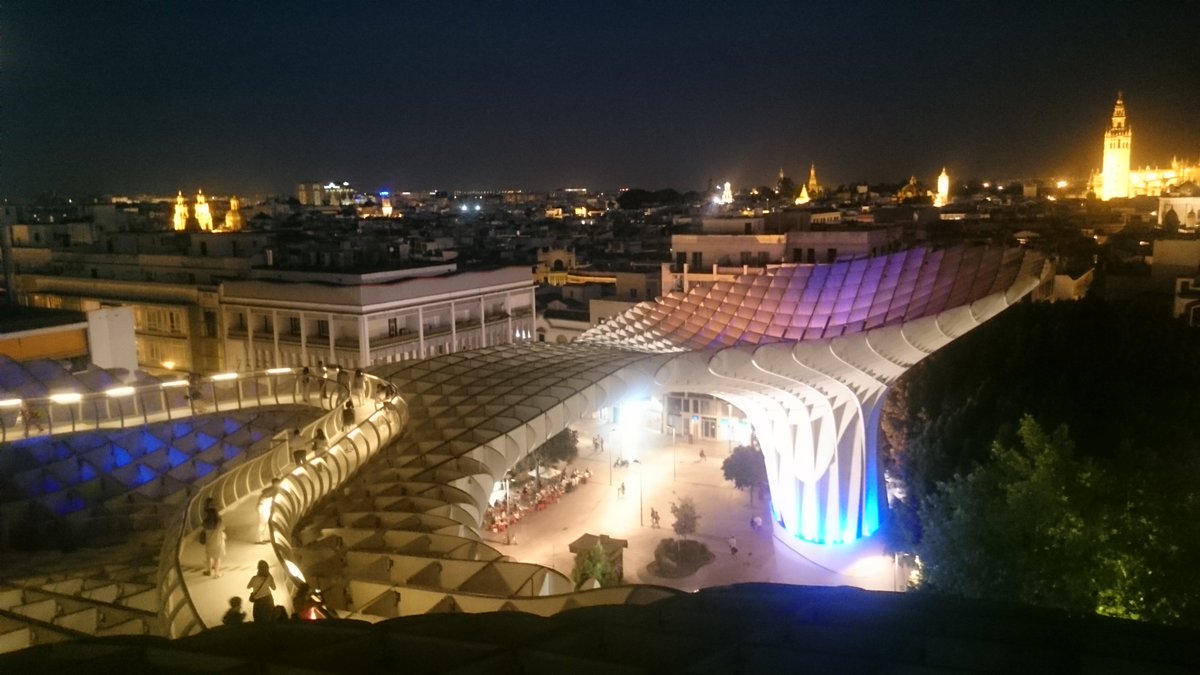 AlenaBilk's tweet photo. Metropol Parasol (Sevilla) - #ecfs2017 #conferenceparty #gettogether https://t.co/SJfztSLveB