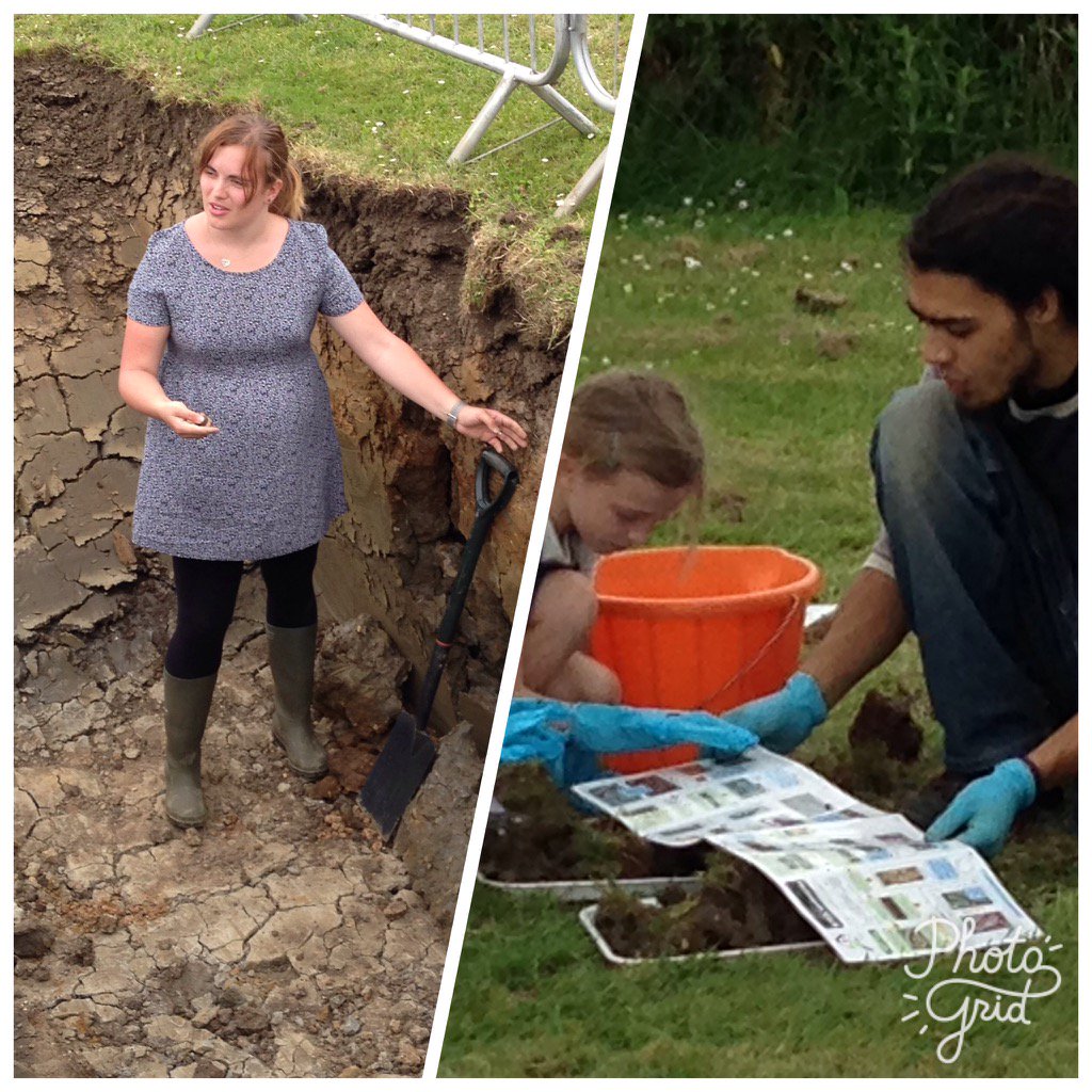 The soil pit and earthworms are proving popular at <a href="/Gs_OFS/">G's Open Farm Sunday</a> #openfarmsunday