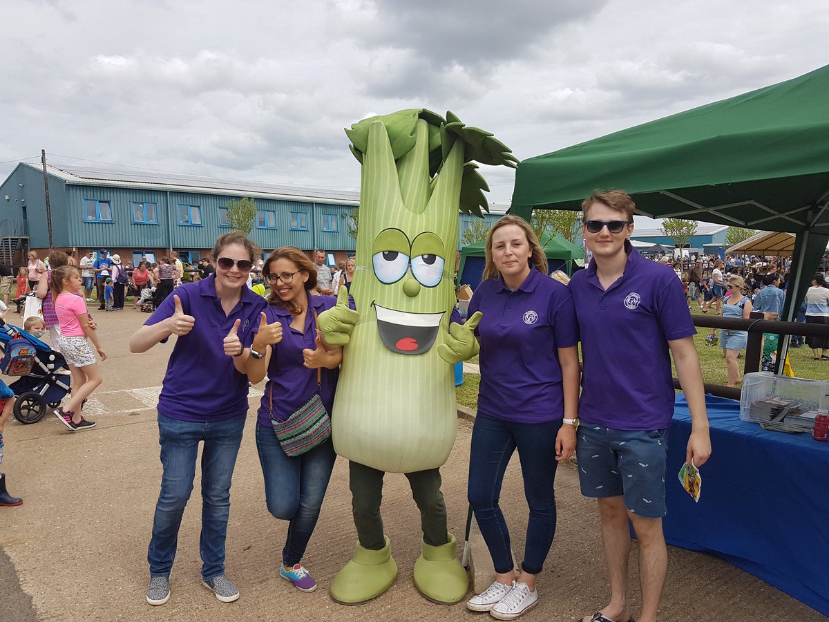 Come along and meet the staff, as well Mr Celery! #openfarmsunday #OFS17 #Staff #celery