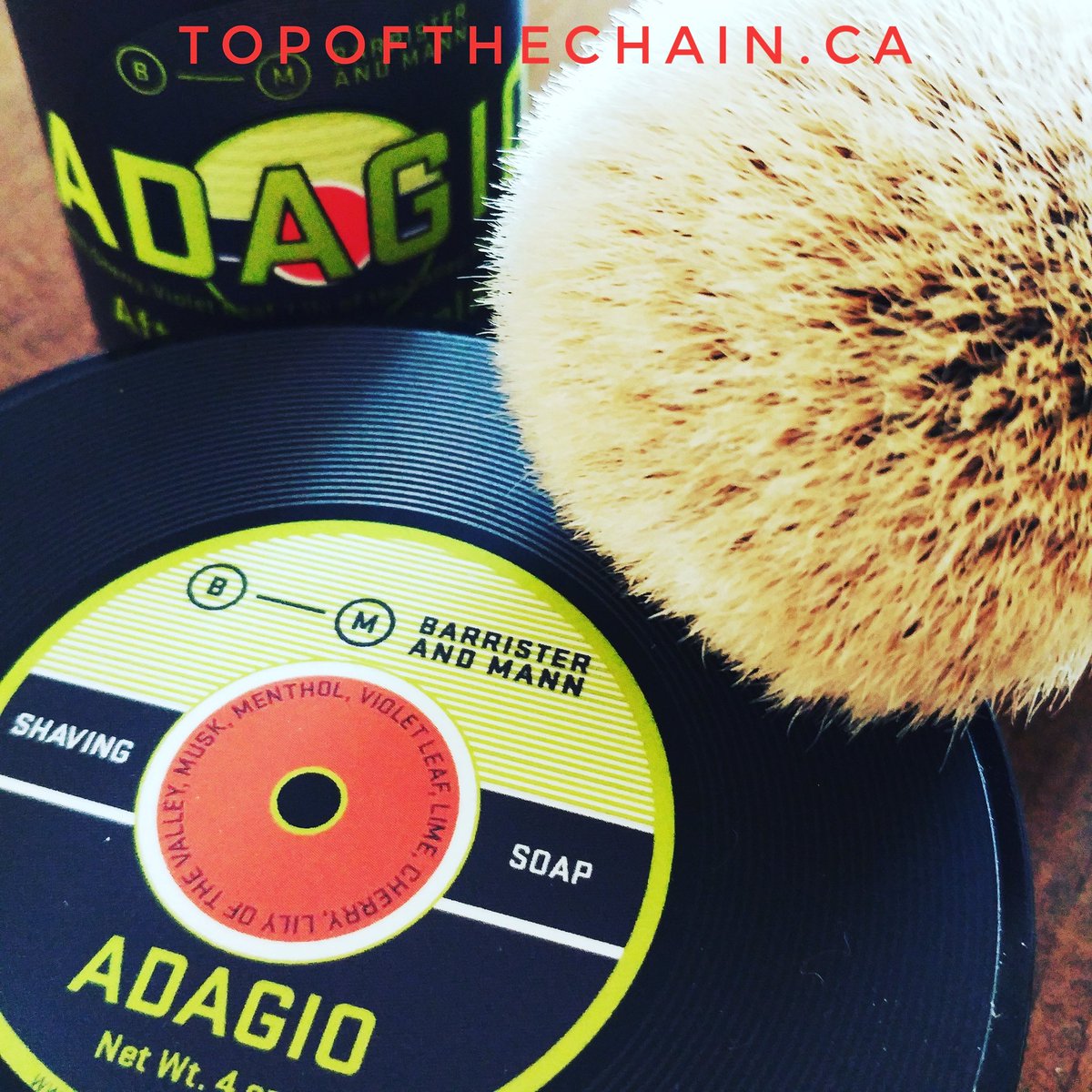 <a href="/BarristerMann/">Barrister and Mann</a> - Adagio soap and aftershave seasonal release now available. topofthechain.ca