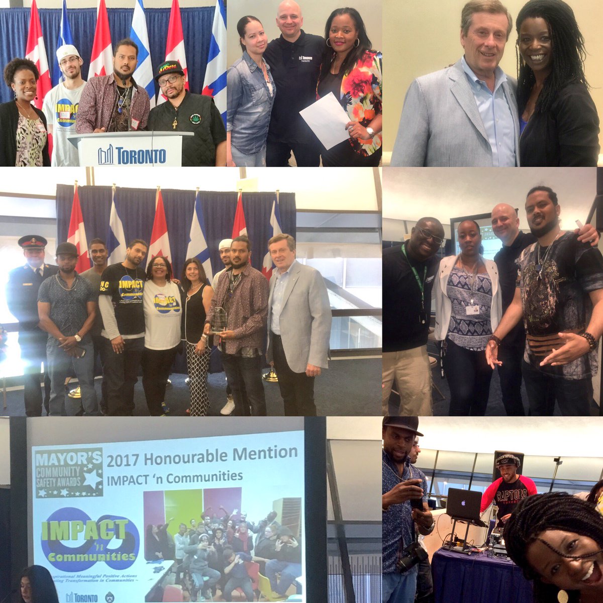 W/ partners <a href="/SafeCity_TO/">SafeTO</a> safety forum &amp; Mayor's Comm Safety Awards <a href="/TAAGSyouthACSA/">T.A.A.G.S</a> @CcrpSlinton <a href="/OJEN_ROEJ/">OJEN / ROEJ</a> <a href="/ZeroGunViolence/">Zero Gun Violence M</a> <a href="/mixmancaesar/">Mixmaster Caesar</a>