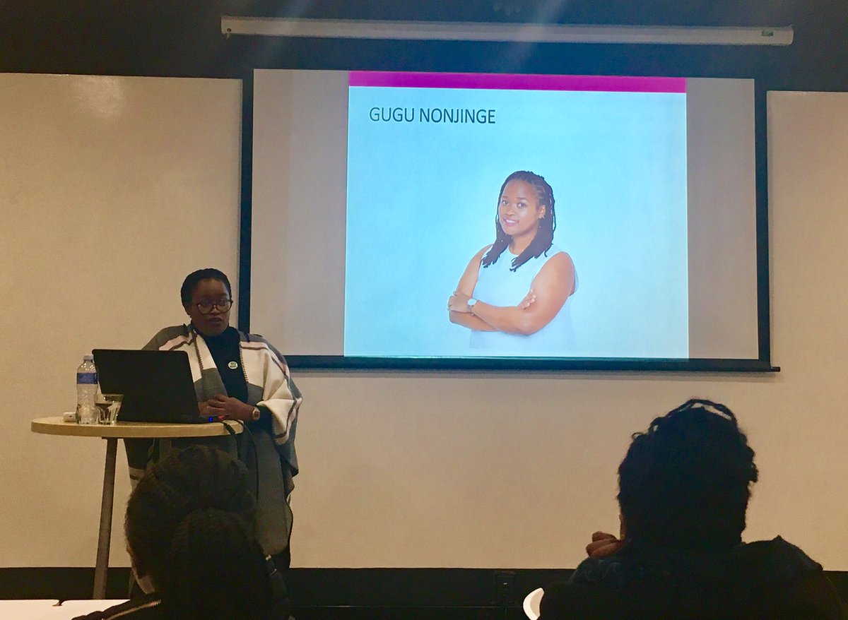 DreamGirlsAcad's tweet photo. Take note: @Gee_Skiti speaking about Leadership &amp; Service at DreamGirls "You are the now and the future of Africa" #mlabs #LeadLearnThrive https://t.co/1HfygSVpzk