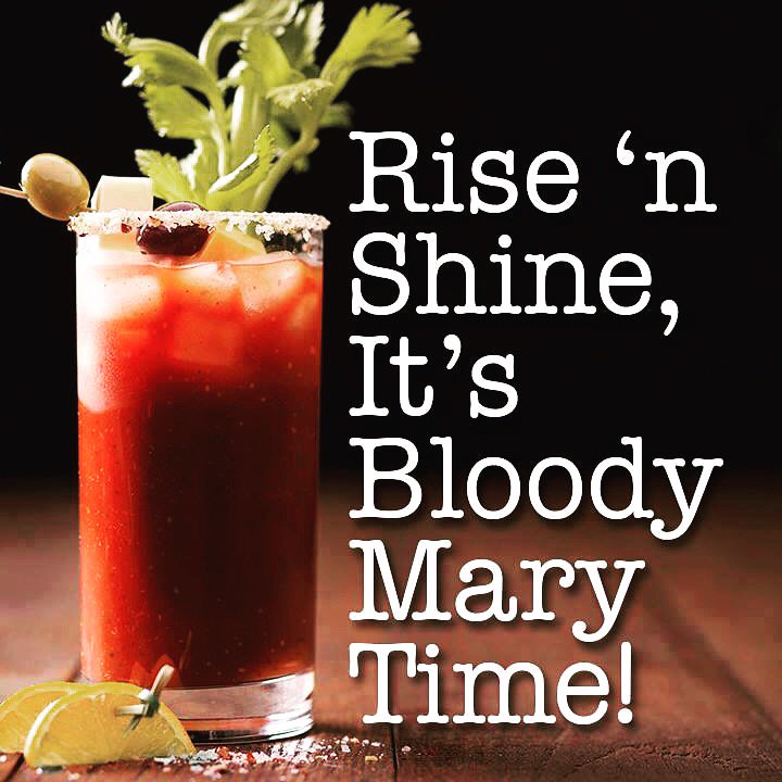 Rise 'n Shine, it' Bloody Mary time! #BloodyMary #SundayFunday