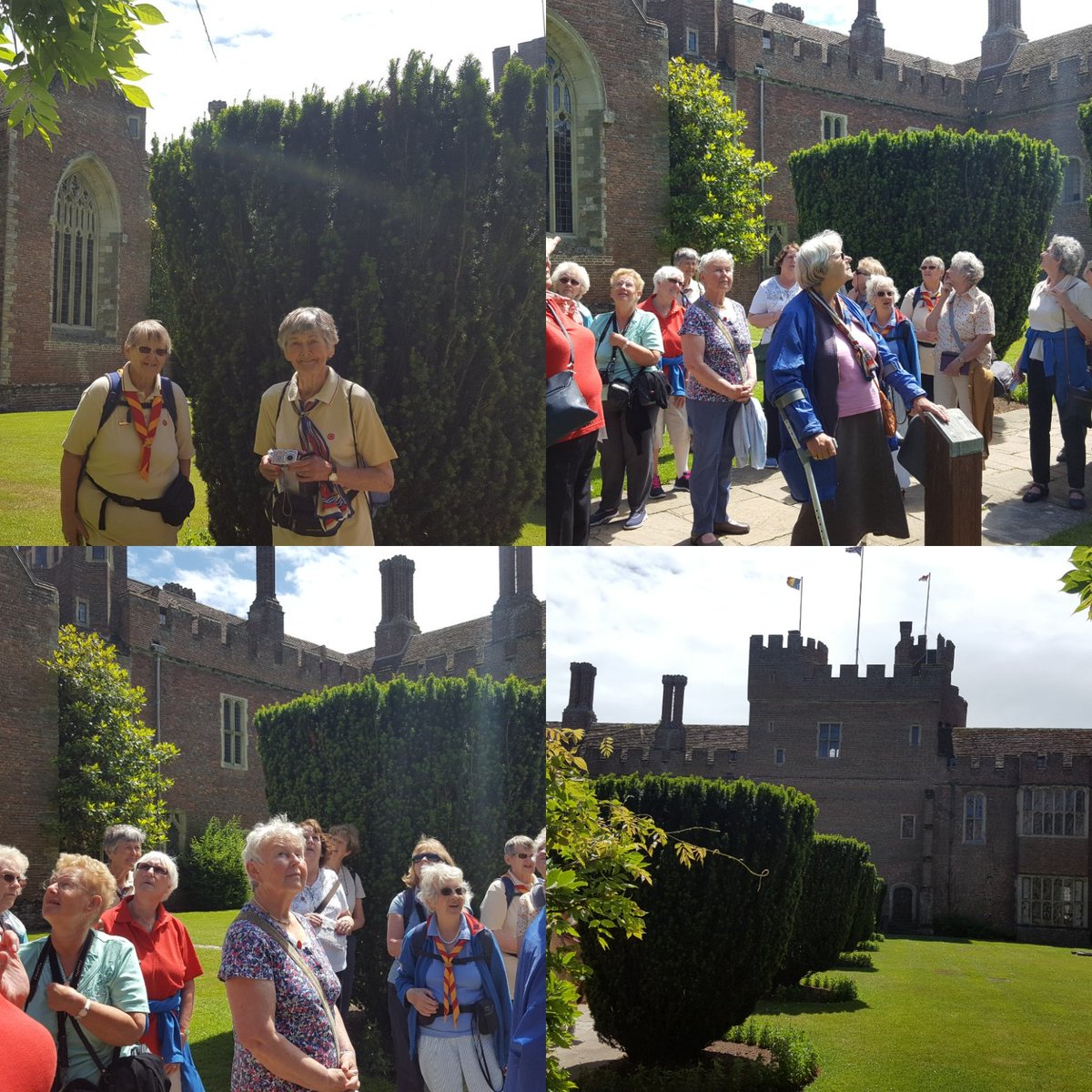 VentureAbroad's tweet photo. Enjoying a tour of @herstmoncastle today. A fascinating history! #TrefoilByTheSea #trefoilam #sundayexcursion https://t.co/51hqy61G6b