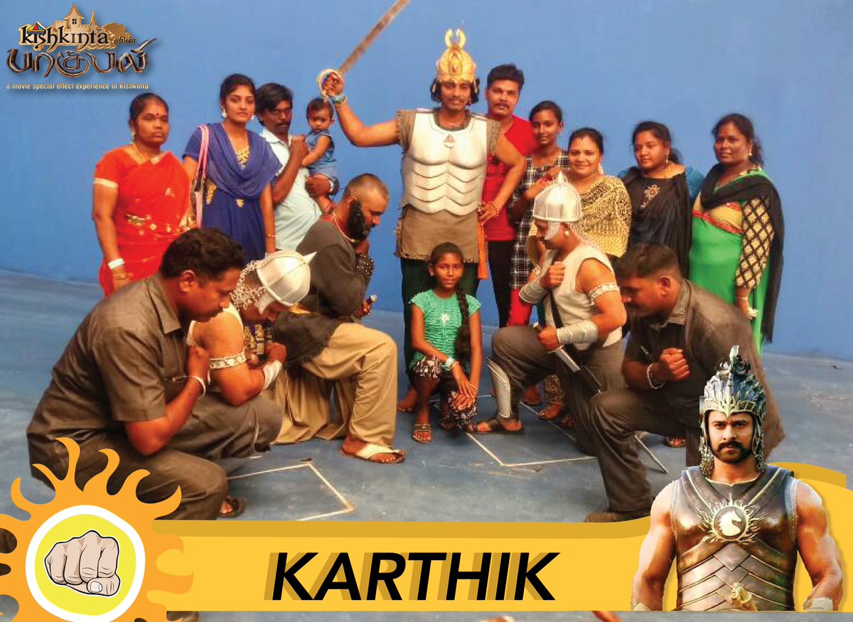 KishkintaTPark's tweet photo. Here are our Baahubalis for the weekend! #KishkintavinBaahubali 

#Kishkinta #Baahubali #ChennaiThemePark https://t.co/mlVjCGu8bH