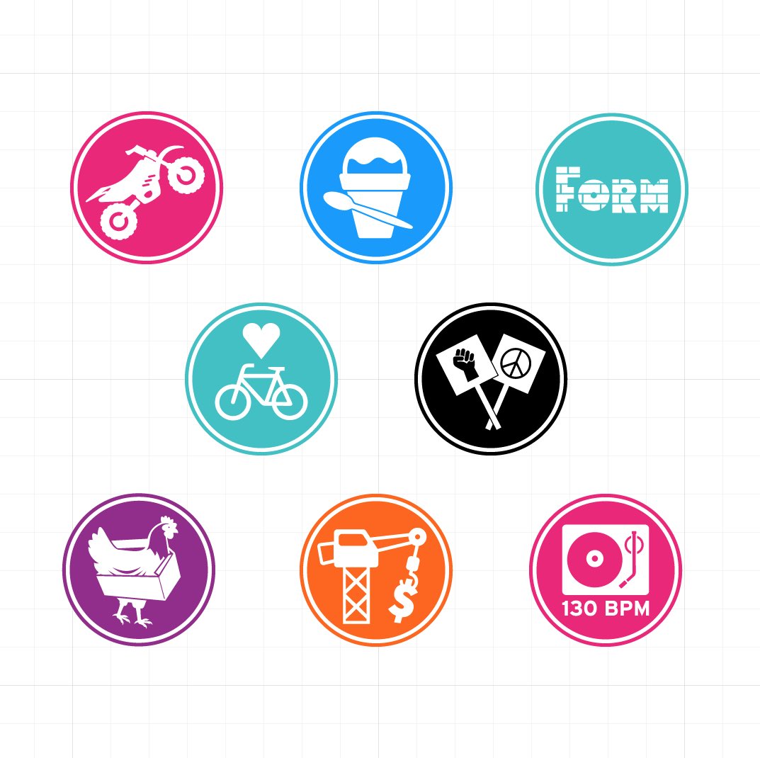 grahamprojects's tweet image. A few of the #Baltimore "Trail" signs I've designed for my inflatable #DancingForest #Artscape installation. #publicart #publicartbalt