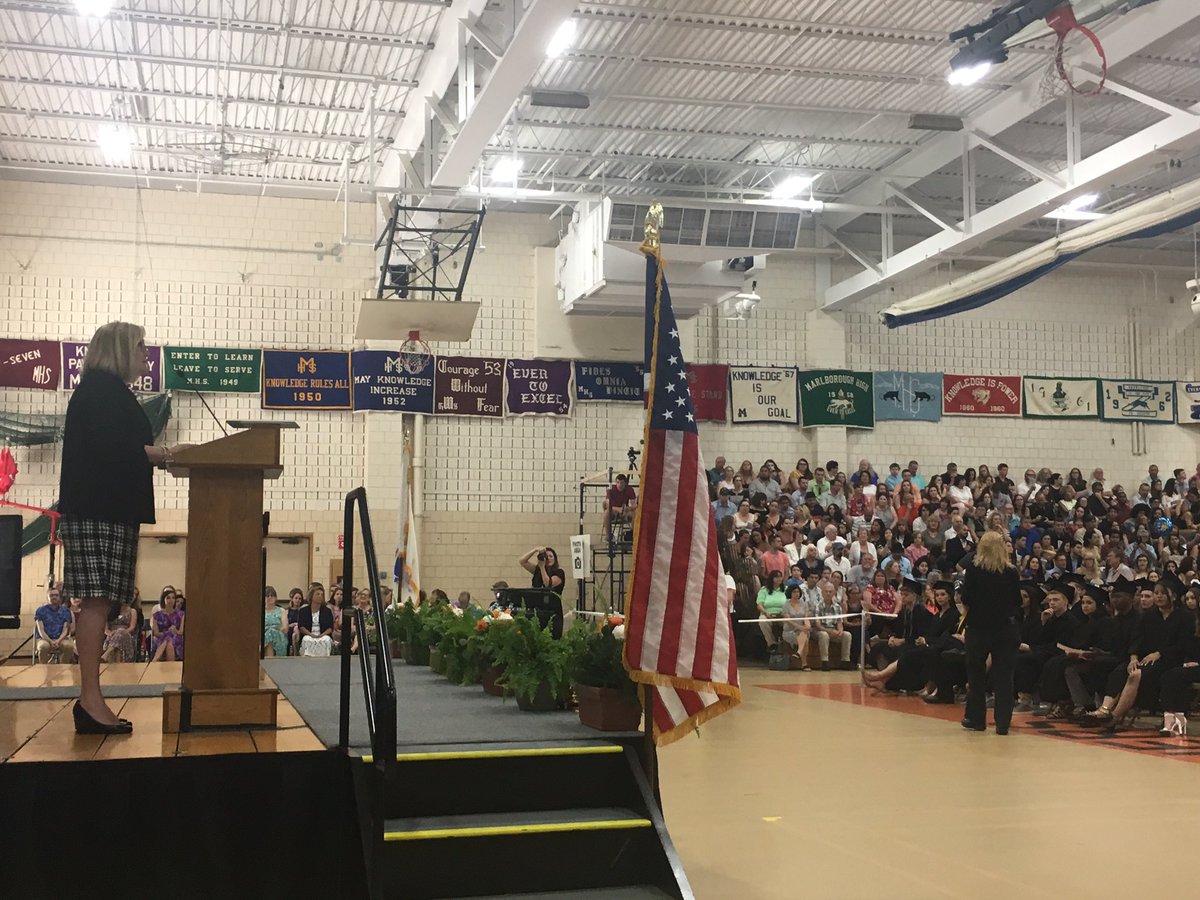 DWGregoire's tweet photo. When your HS Latin teacher becomes the superintendent.  "Work hard, be relentless, chase your dream."  W/@mgreulich #mhs2017 https://t.co/uvPxqGmlqX