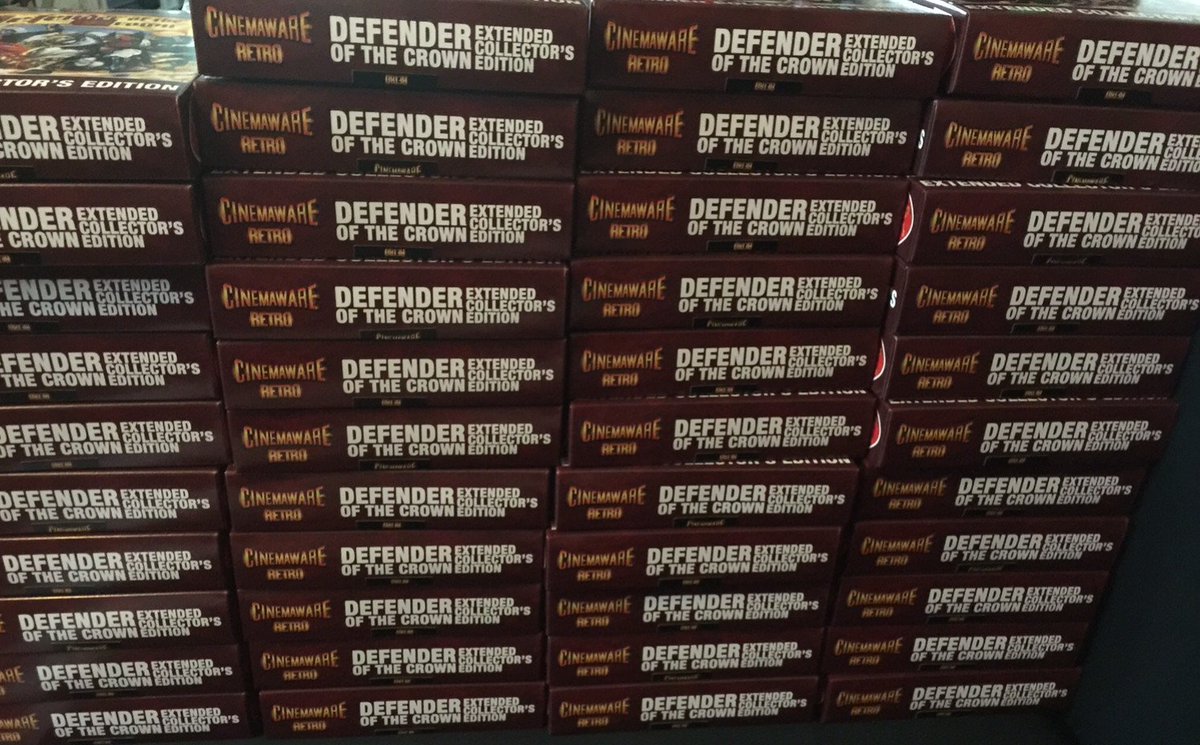 Cinemaware's tweet photo. The last available boxes! There will be no second run! #DefenderoftheCrown #retrogaming #retrogames #amiga https://t.co/CZokM6u06k https://t.co/6nJvqU7uOe