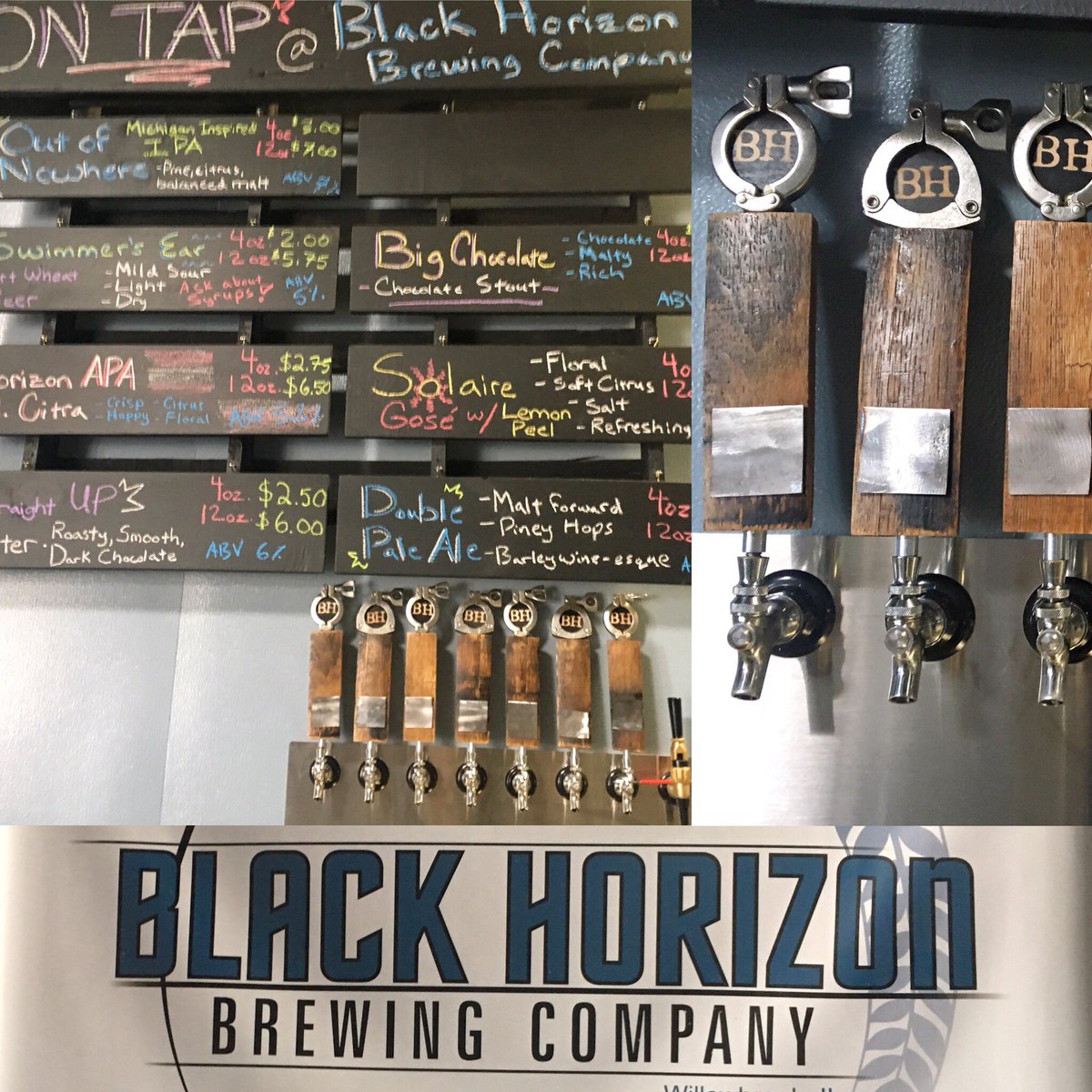 BrewCrafted's tweet photo. Our reclaimed barrels tap handles are @BlackHorizonBrw in Willowbrook IL (opening soon).
#beer #craftbeer #brewcrafted #woodworking https://t.co/MPFhuKjLDJ