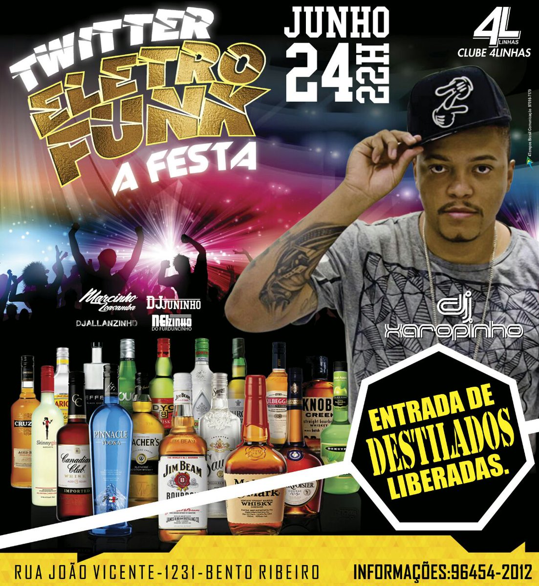 Djneizinho10's tweet photo. Atenção 👂 Atenção 👌

ENTRADA DE DESTILADO LIBERADA 😎😍

24 DE JUNHO TWITTER ELETRO FUNK CLUBE 4 LINHAS VAMOS MÔ 😏 ENTRADA GRÀTIS ATÈ 23:00HRS https://t.co/wwQCvs2RcM