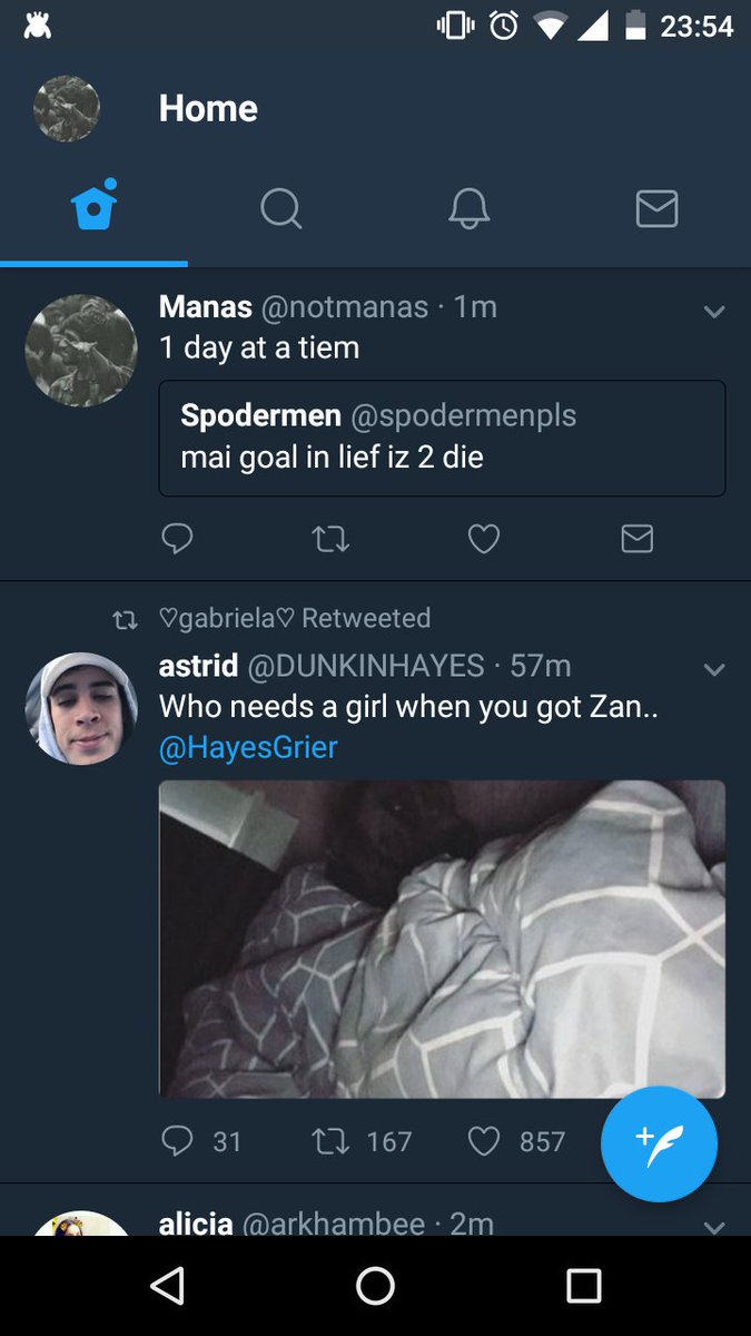 notmanas's tweet image. Alright, got this new look on Twitter alpha build 7.1. Sleek!
#TwitterAlpha #TwitterBeta