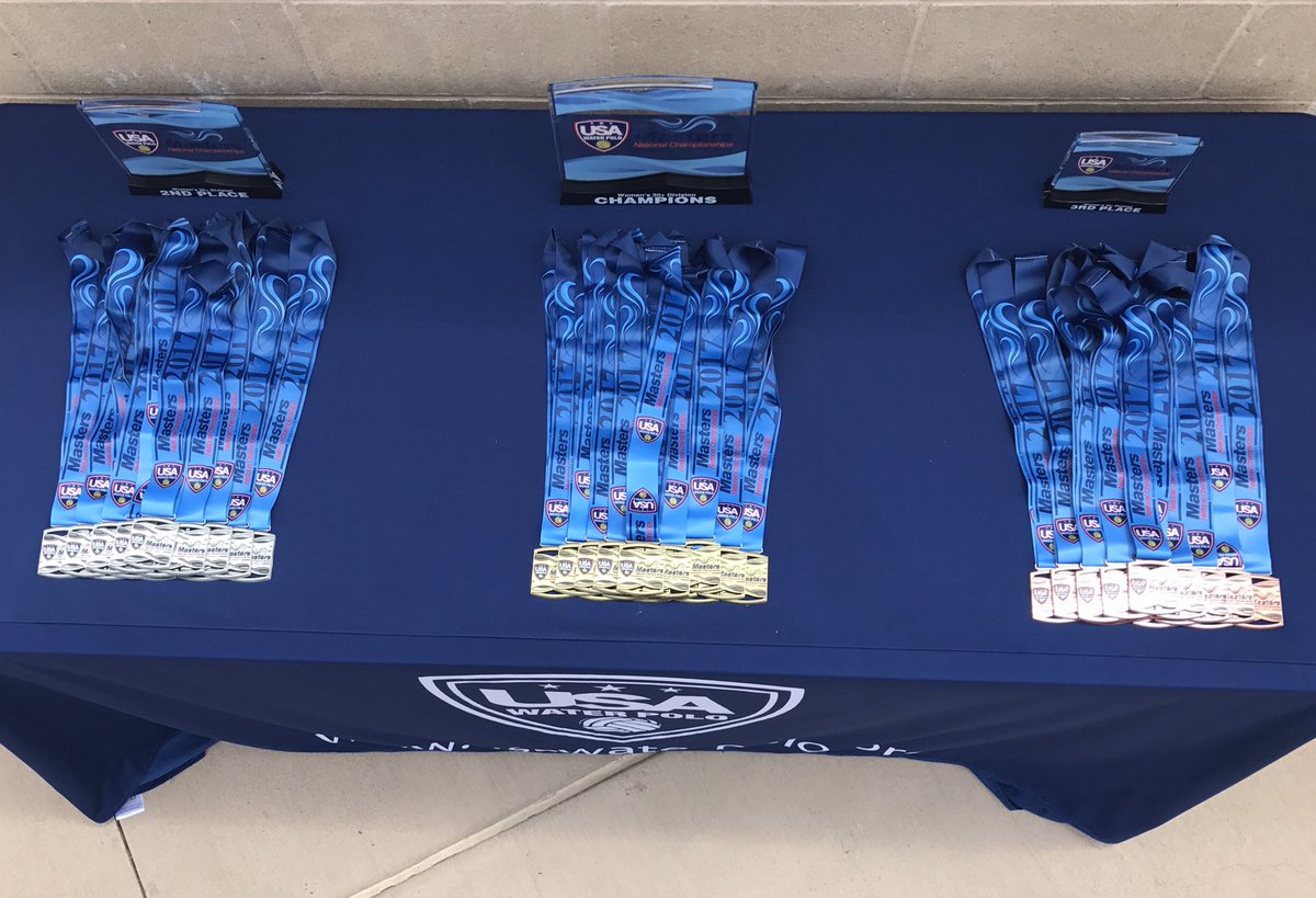 USAWP's tweet photo. Medal games for the 2017 Masters National Championship begin in 30 minutes ! #GameTime #2017Masters https://t.co/V0NF7DRDgw