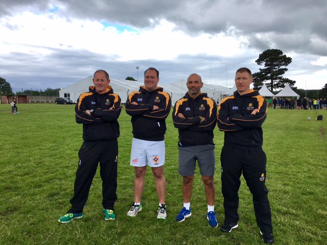 afyasports's tweet photo. The Boys did well today! AFYA Rugby Coaching Line up today @LymmRugbyClub #teamwork 😃 https://t.co/qE0iS8dvMO