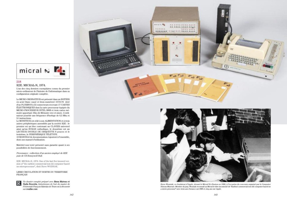 vince44fr's tweet photo. Le #MicralN conçu en 1972 par l'inventeur français François Gernelle a été vendu pour 50 000 euros à un enchérisseur américain de Seattle. https://t.co/UXkBsh2KqX
