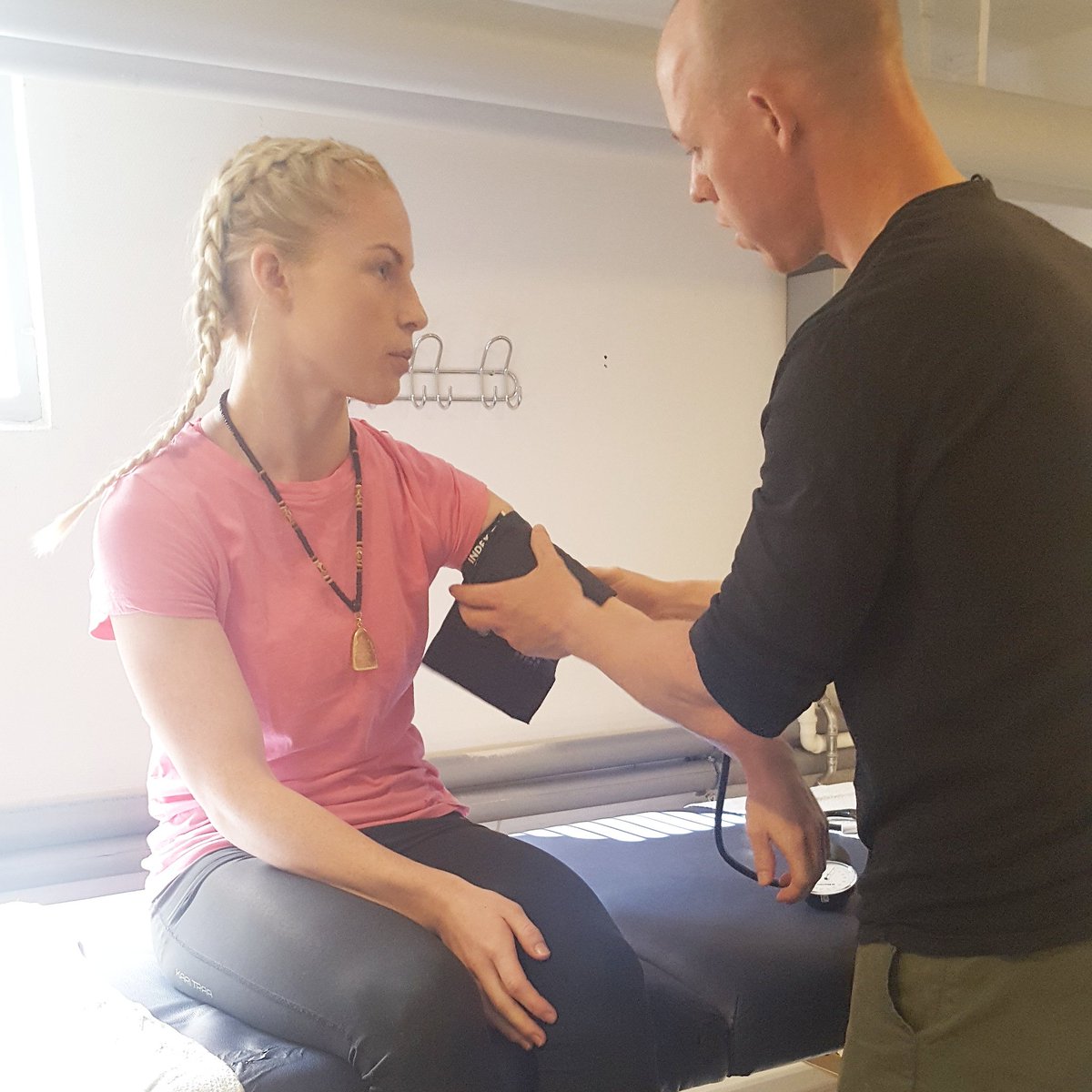WhitetigerEva's tweet photo. Doctors tjek/weigh-in done! Fight soon! 
#OMT #upcoming #fighter #girlswhofight #muaythai #muaythaitraining #odense #danmark https://t.co/9963i2PLzk
