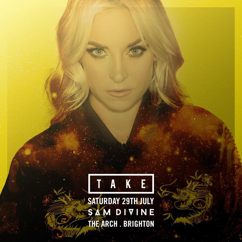 ThisIsTake's tweet photo. Early birds sold out! 1st release tickets for our Summer Special with @djsamdivine at @thearchbrighton go on sale Monday 5pm

#brighton https://t.co/MHVVNyaYvC