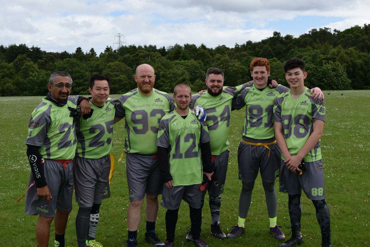 CarnSteelers's tweet photo. Runners up for 2017 in Carnegie Bowl 2017. Great day if football and we will be back next year. Next up is BAFA league games on 25th June. https://t.co/RyW7yHkCTS