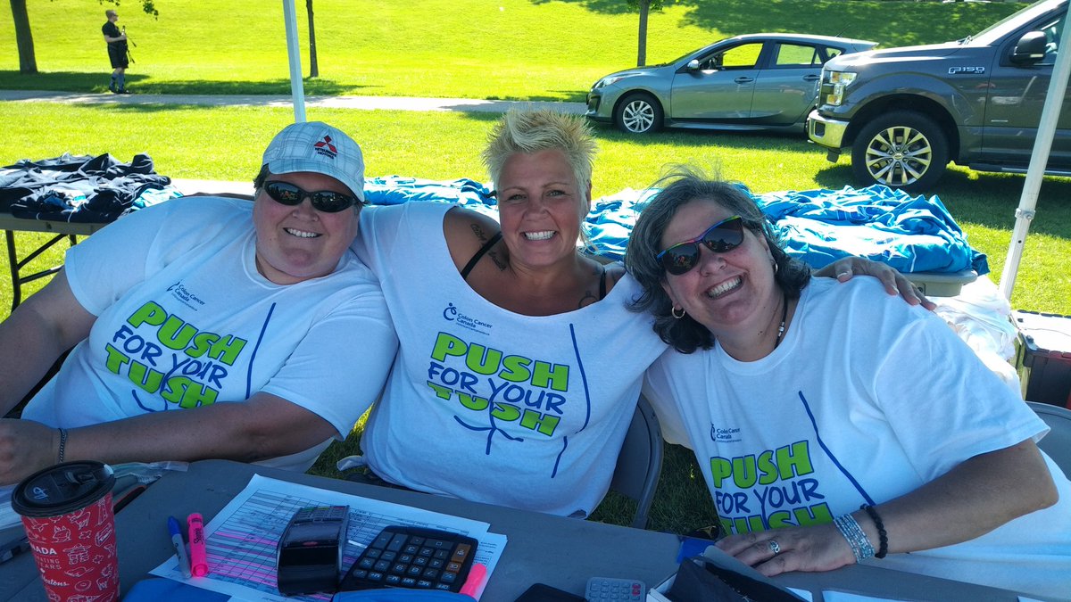 berryonline's tweet photo. A beautiful day in @VictoriaParkKit as I join survivors, supporters &amp; families for the 9th annual @ColonCancerCDA #PushForYourTush walk! https://t.co/4JzXxAY48M
