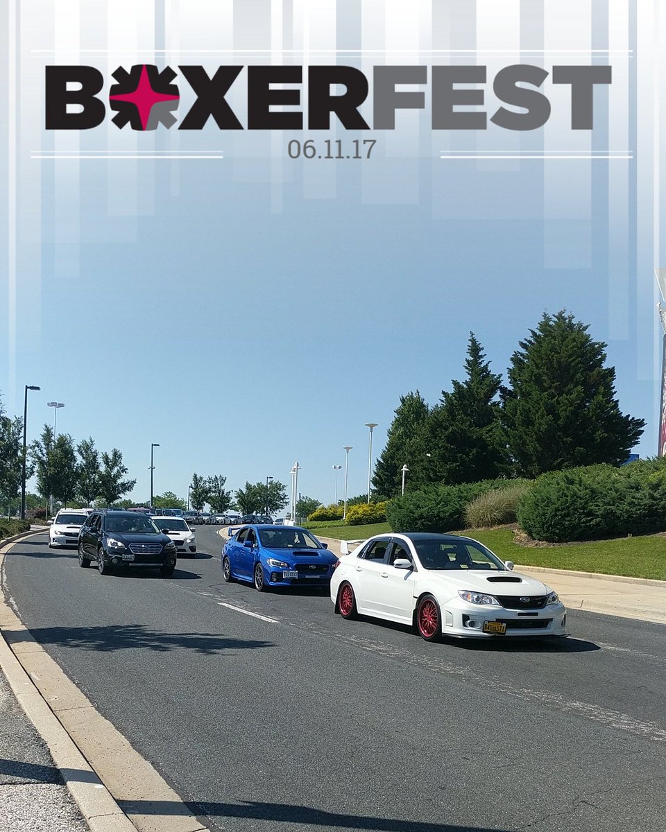 subaru_usa's tweet photo. Gates are open! Lets go #Boxerfest17 #STI https://t.co/XuPUBMaZR6