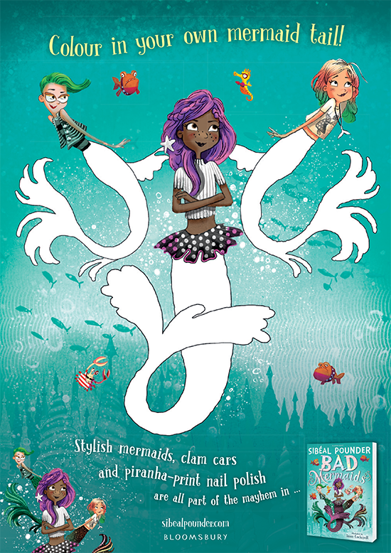 KidsBloomsbury's tweet photo. Download the #BadMermaids activity pack for hours of underwater FUN! @Sibealpounder https://t.co/1jFQqmY9WW illus by #JasonCockroft ๐ ๐ฌ๐ณ๐๐ https://t.co/m9XpCeMwmX