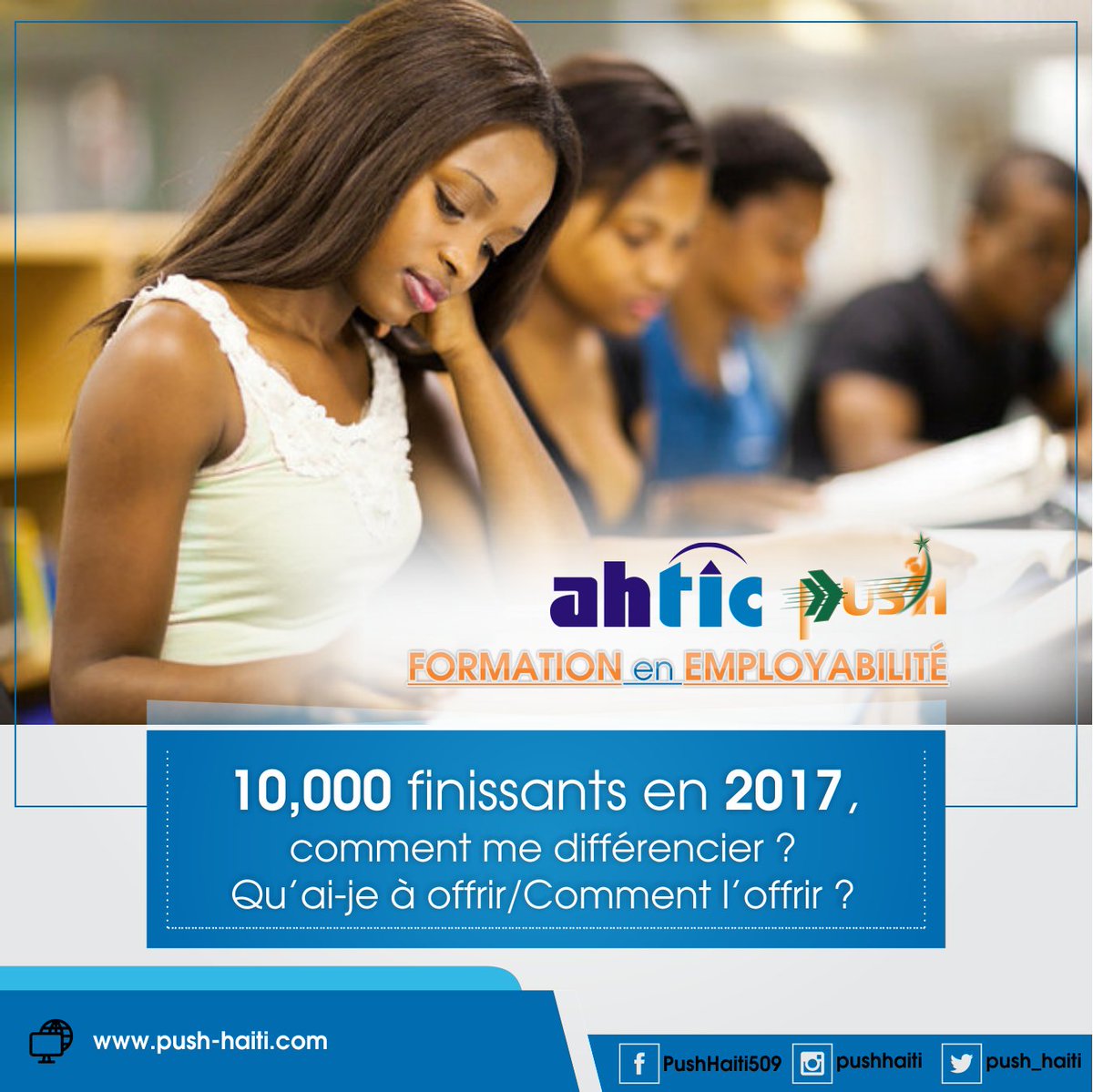 pushhaiti's tweet photo. #Employabilité #AHTIC #PUSH #Solutions
https://t.co/LAYzz3D3As https://t.co/7oHTdno2tf