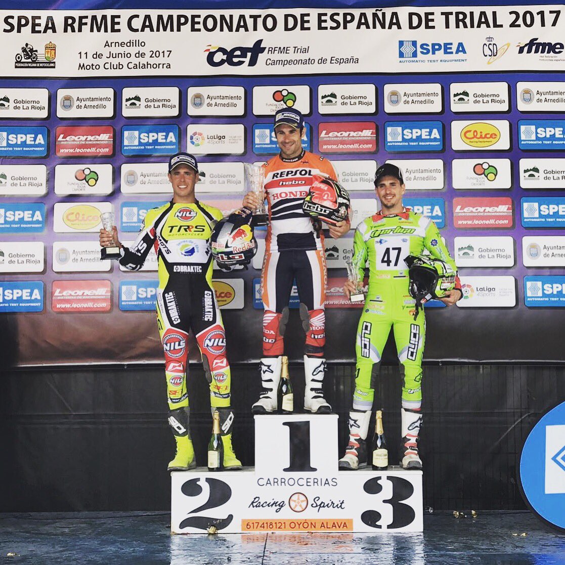🏆 Podium <a href="/rfme_oficial/">RFME</a> #cet #trial en #Arnedillo con 🥈 de <a href="/AdamRagaSans/">Adam Raga</a> 🏁