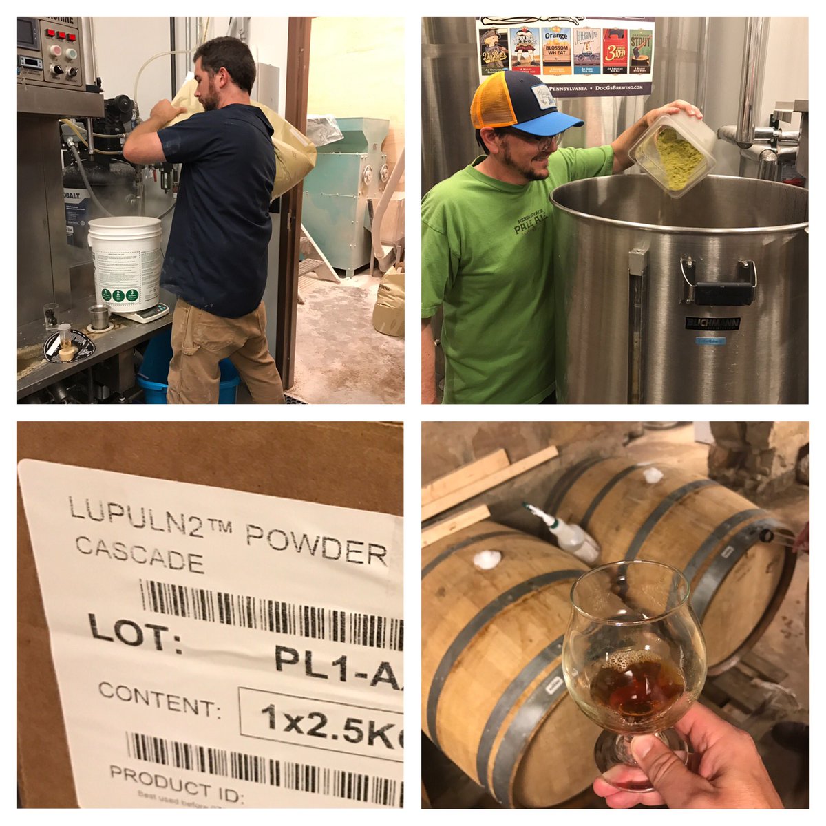onepintatatime's tweet photo. Great time brewing @DocGsBrewing yesterday! Excited to see how this turns out.
#singlehop #HopPowder #practicebeer #brewermike #cascade https://t.co/aEmVe8NSGm