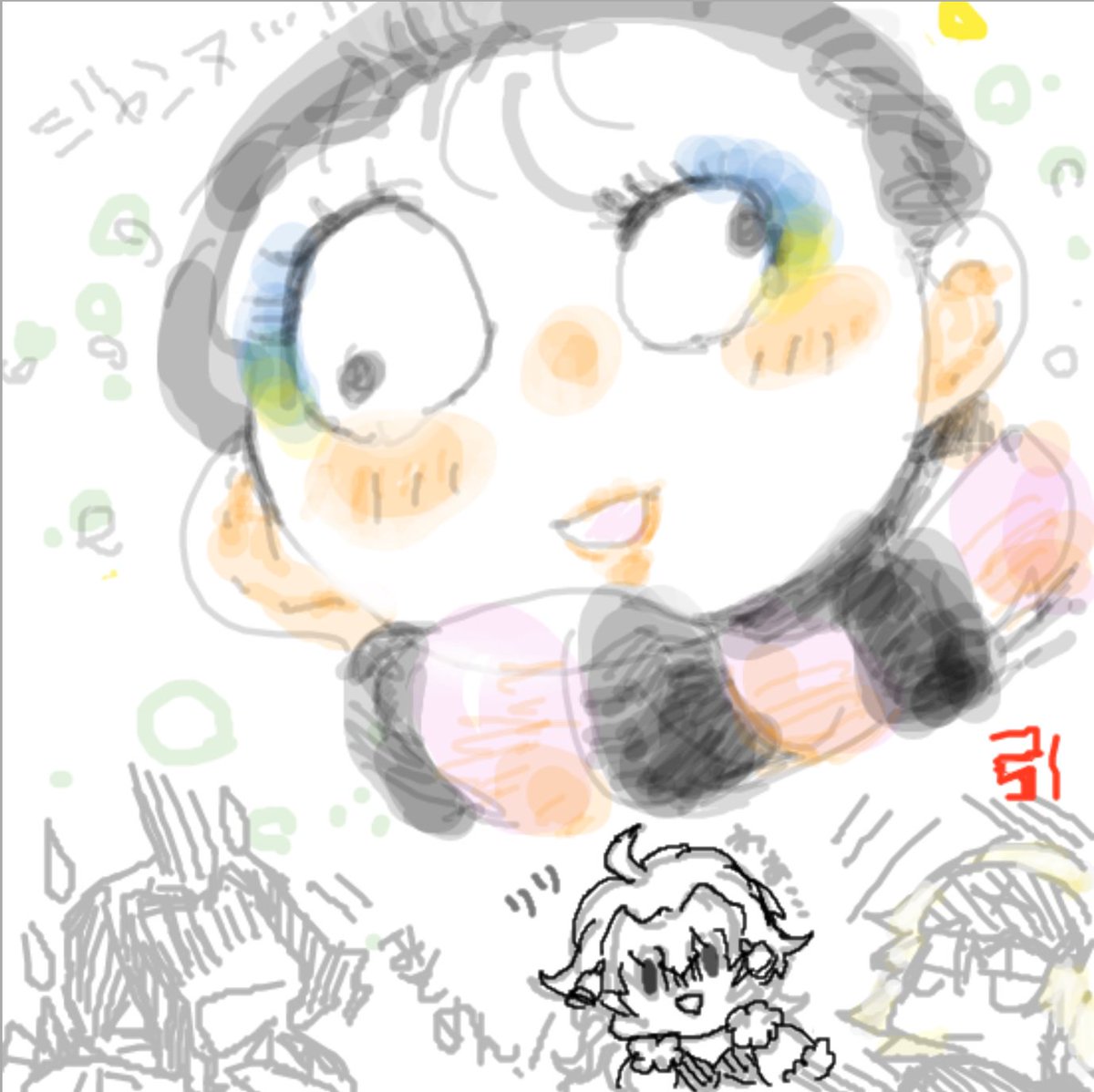 ピクトセンスの待ち時間で皆で絵茶みたいなことしてました(*'ω`*)
今回参加は私とヤナギさんむつきさん山上さん佐倉木さんあをいさんでした～ 