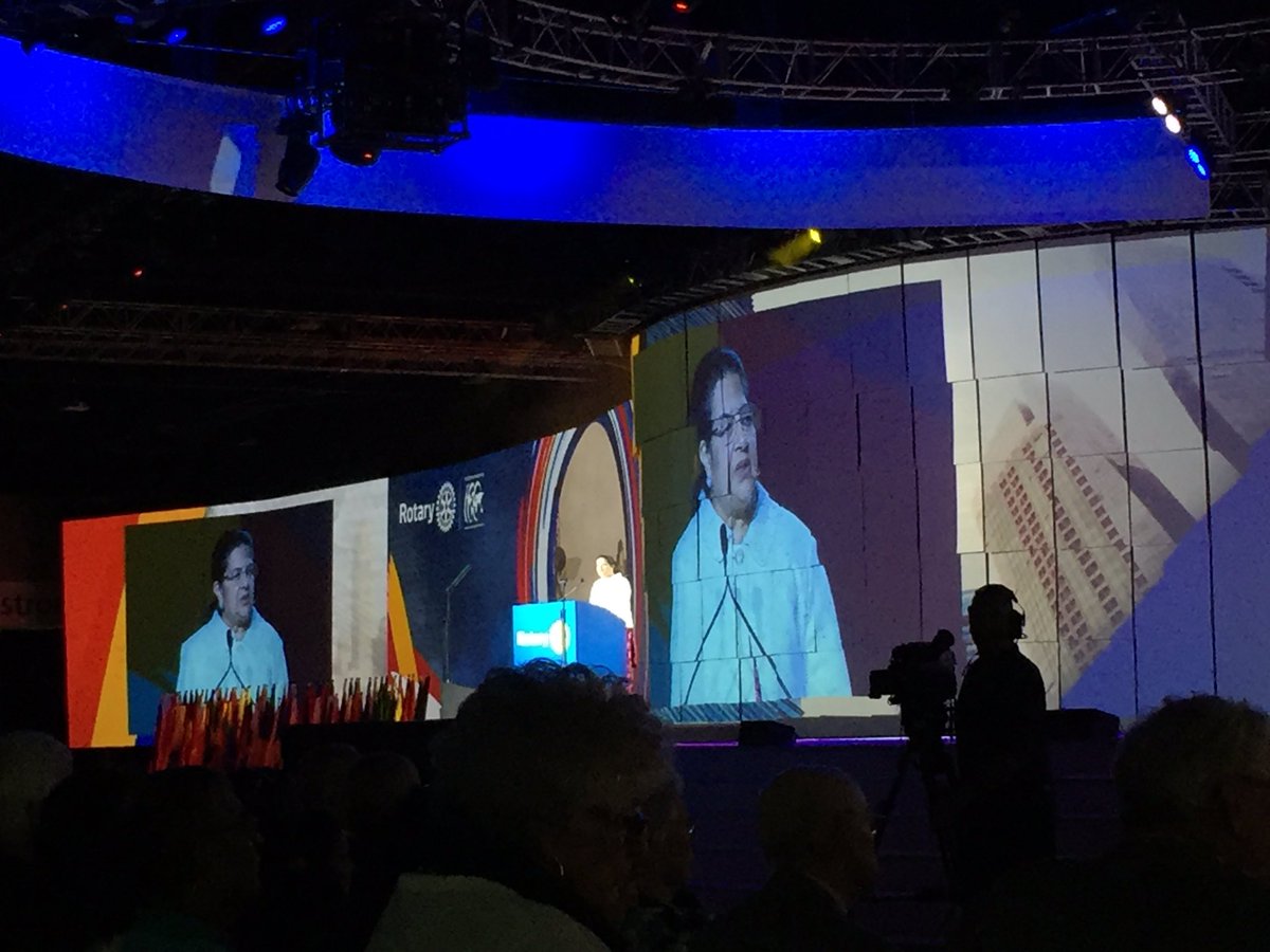 The Aditya Birla Group has helped fund nearly 10 million polio immunizations and 80,000 vaccination booths. #rotary17