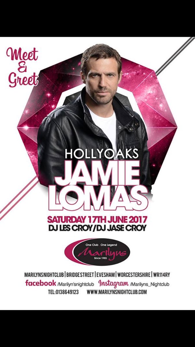 So last Night was class but we go again this weekend <a href="/jamielomas1/">Jamie Lomas</a> joins us next Saturday night arrive early to avoid disappointment