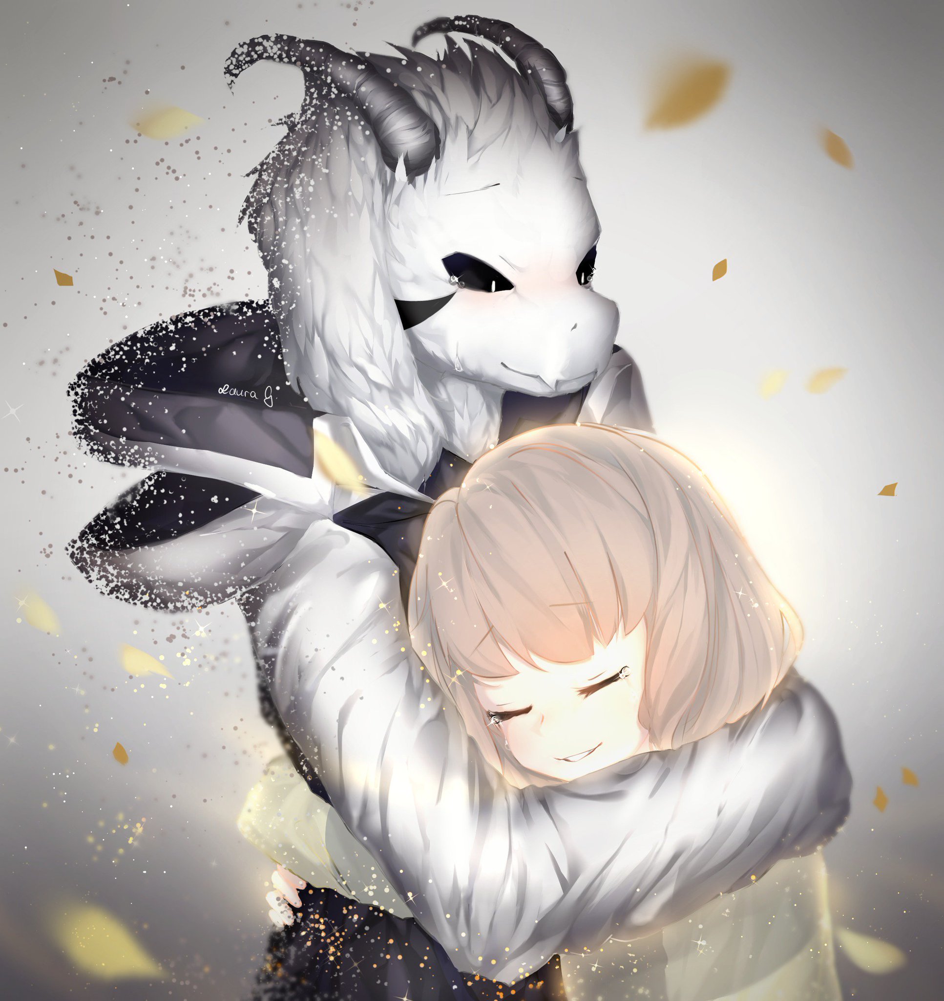 Have some feels ♥ Speedpaint: https://t.co/9C1FJN5Uoc #asriel #chara #dreem...