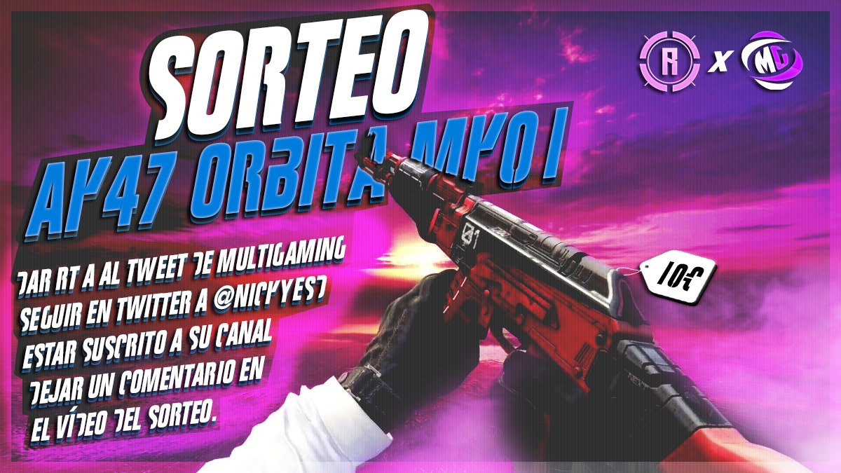 multigeekx's tweet photo. SORTEO AK-47 Órbita MK01:

Dar RT al tweet
Seguir a @NickyESD
Estar suscrito a: https://t.co/D9ZwBwGvJW
VÍDEO SORTEO https://t.co/PElRsQlEzM https://t.co/8inz3xEGF4