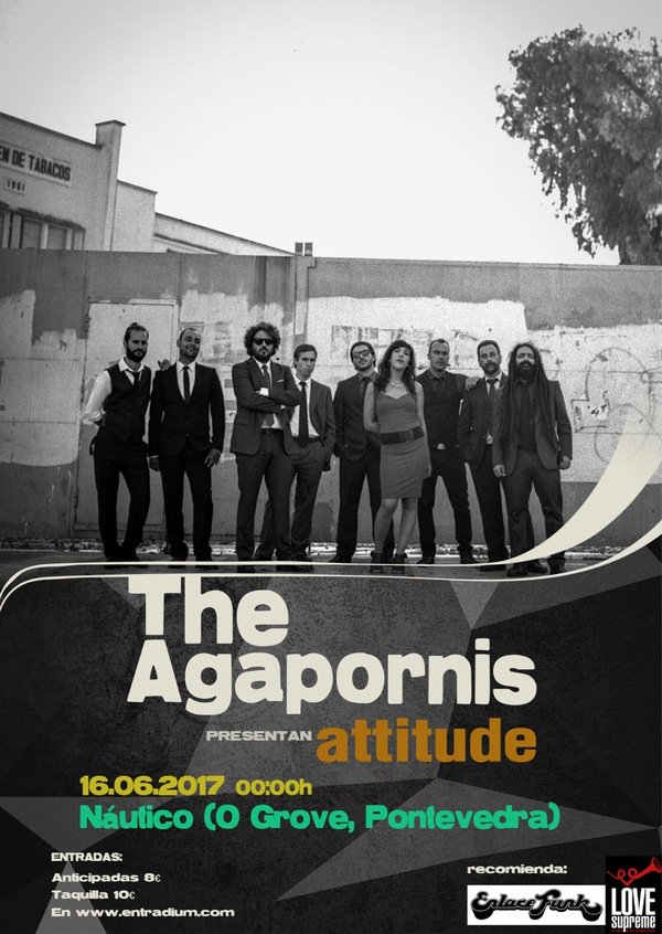 .@TheAgapornis han lanzado su nuevo trabajo Attitude y lo presentan en concierto en <a href="/nauticoSV/">Náutico</a>. Entradas: entradium.com/entradas/the-a…