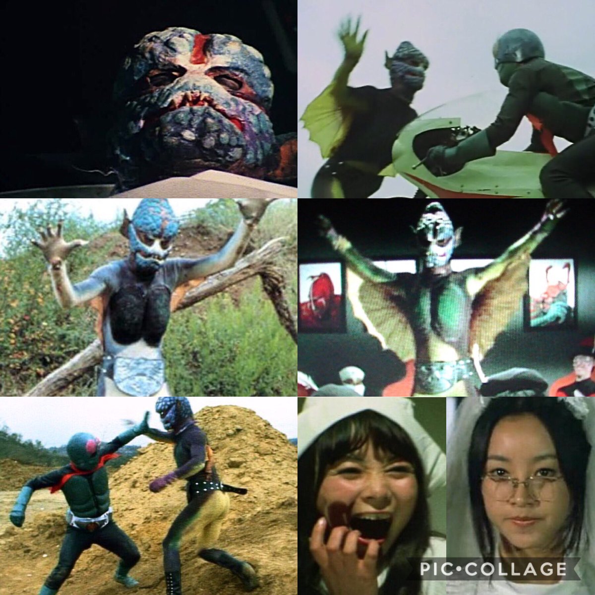 仮面ライダー 第11話「吸血怪人ゲバコンドル」 昭和46年（1971年）6月 