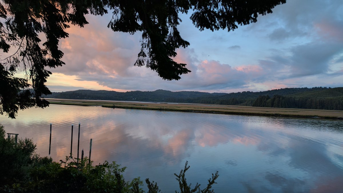 KCs_odyssey's tweet photo. #alseariver #waldportoregon #sunset https://t.co/TwZ2te3rQR