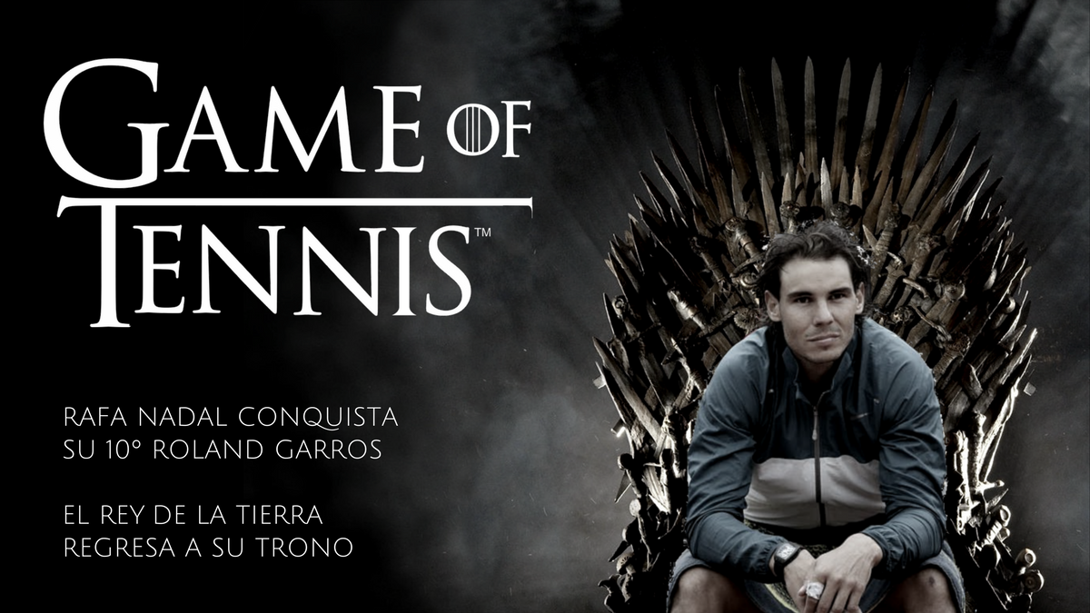 Olimpicos365's tweet photo. Rafa Nadal hace historia y conquista su 10º  #RolandGarros.
El REY de la tierra vuelve a su legítimo trono #VamosRafa https://t.co/1oByFMaYMO