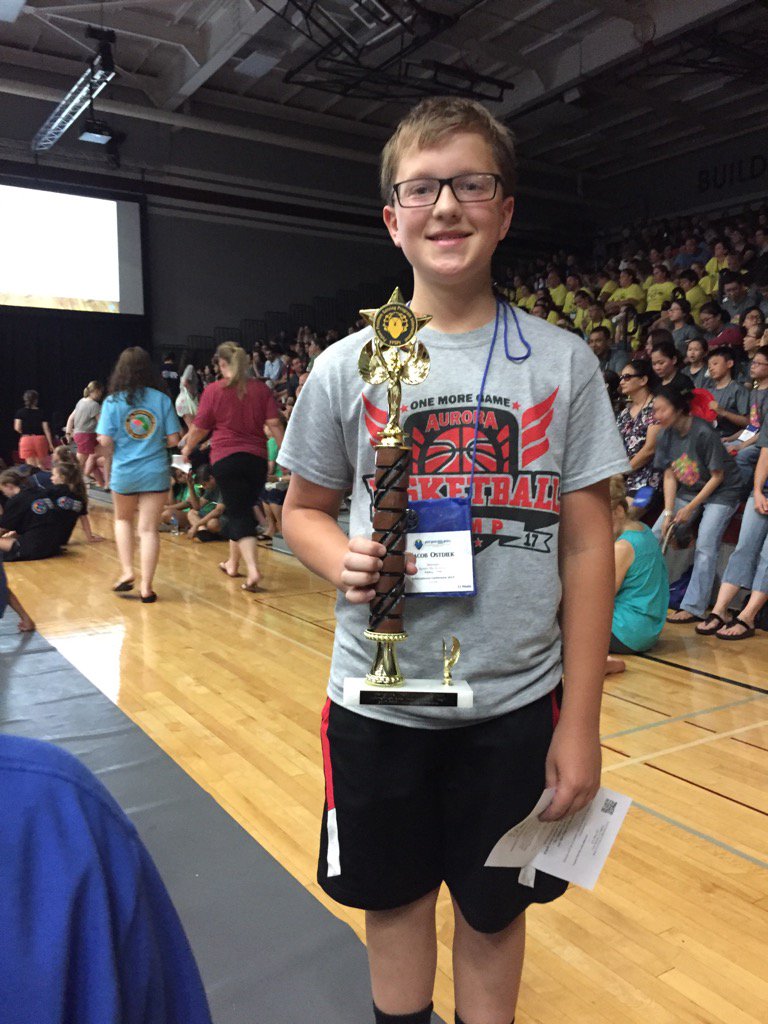 ostdiekandrew's tweet image. Way to go Jacob!  Part of first place alternate team at #FPSPIC in Junior Division, with kids from WI, NC, &amp;amp; FL