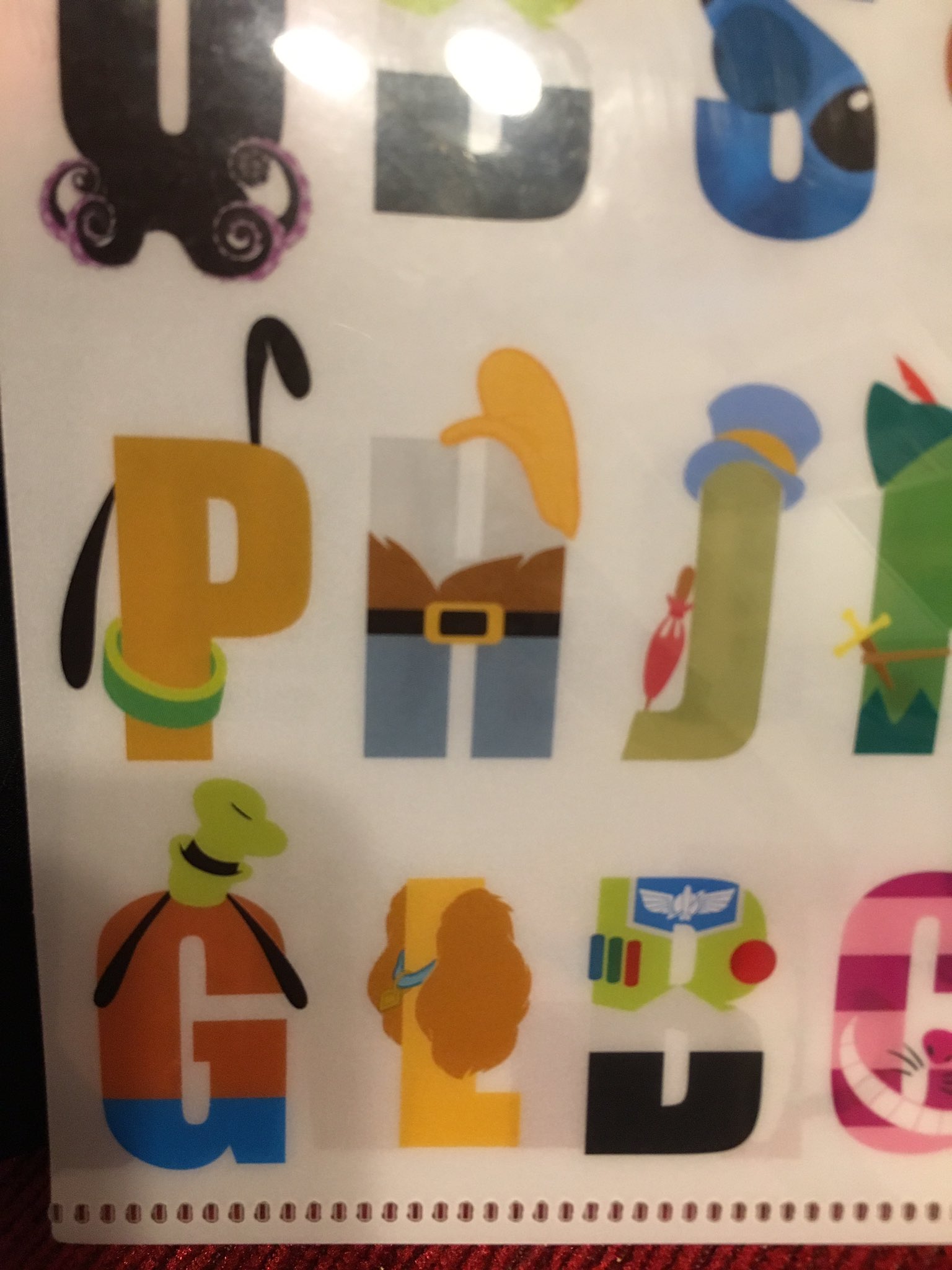 あぱり Twitterissa プルちゃんがいたから サンスターのディズニーキャラアルファベット なクリアファイル買った のだけれど 統一性なさすぎてアァ ってなってる なぜauroraではなくsleepingbeautyから頭文字とった 別にイイけど Happy