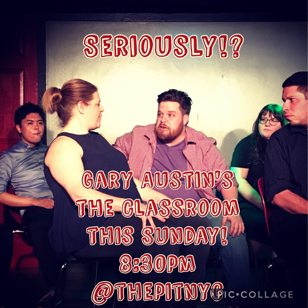 GATheClassroom's tweet photo. Tonight's the night! @thepitnyc 8:30pm !!! #improv #comedy #nightout #havefun #improvisation #gatheclassroom #garyaustin #groundlings https://t.co/3LZ0eCcow6
