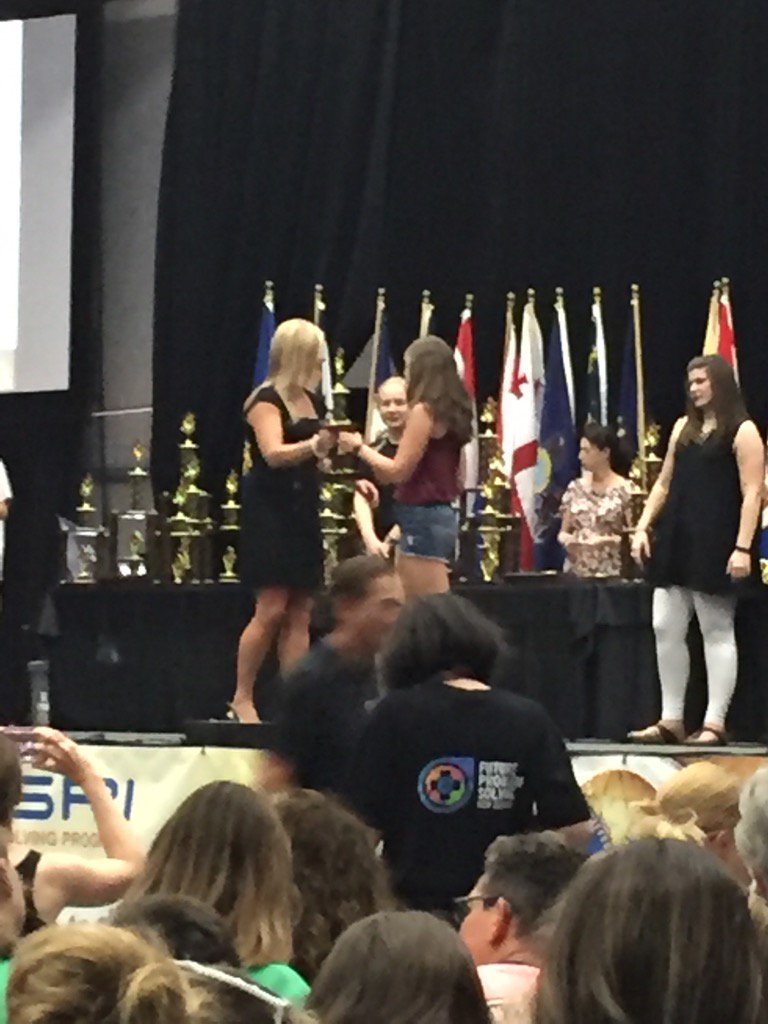 ostdiekandrew's tweet image. 4th Place in Senior Individual Competition goes to Sierra Wilburn at #FPSPIC  Congratulations!!