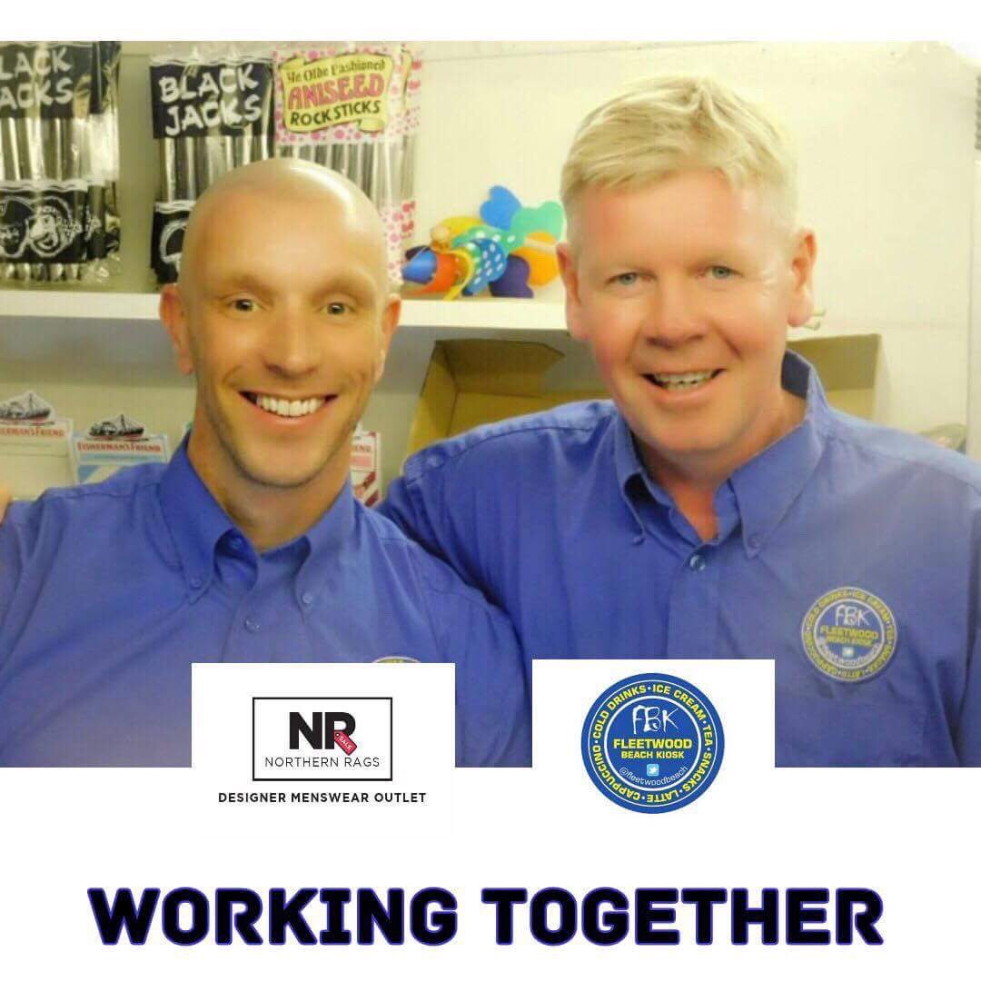fleetwoodbeach's tweet photo. Enjoyed my afternoon stint @NorthernRags while Kelsey &amp; Sam served at #FBK. Great to see many familiar faces in #NROutlet. #WorkingTogether https://t.co/QI6egApd97