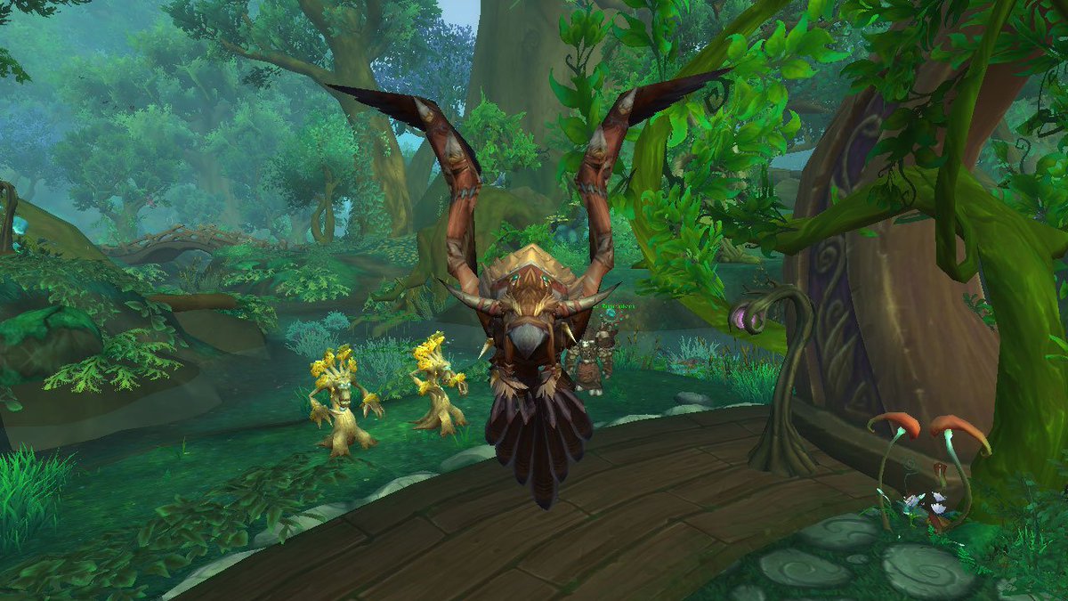 merrymakermimz's tweet image. Moony gets her Lunarwing form today! =D About to start the quest. #Warcraft #Moony #ClassMount