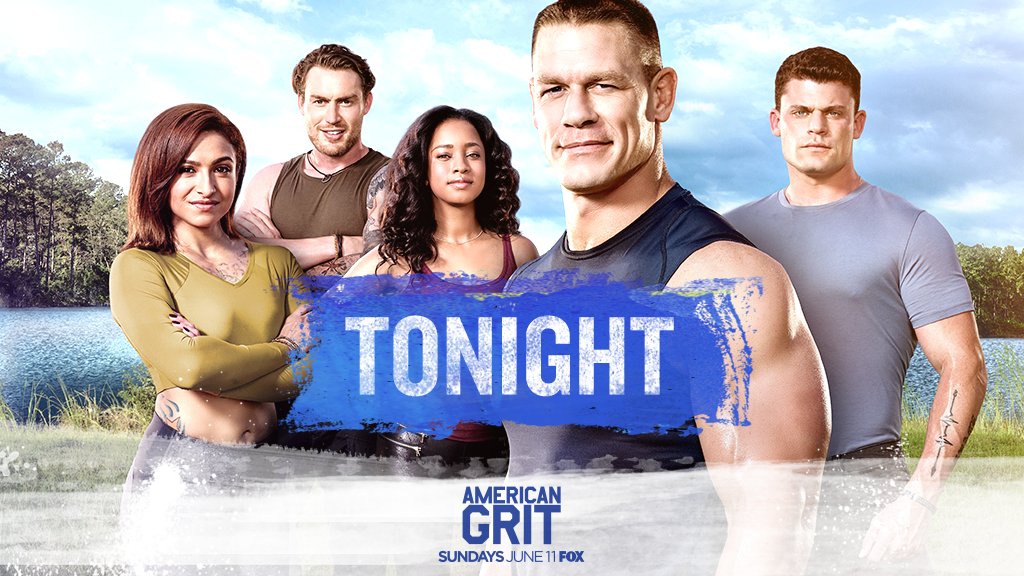 AmericanGritFOX's tweet photo. It's finally here! Join @JohnCena and the cadre TONIGHT at 9/8c for the #AmericanGrit premiere. 🙏 #FindYourGrit https://t.co/zxxraBTwnZ