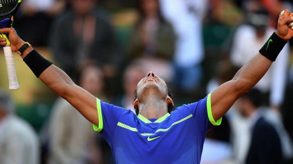 CarolinaMarin's tweet photo. Vamoos Rafaa!!! No eres de este planeta @RafaelNadal... La leyenda sigue creciendo!! 🏆🔟 Not from this planet @RafaelNadal!!!  🎾💪 https://t.co/IryHVJGPtf