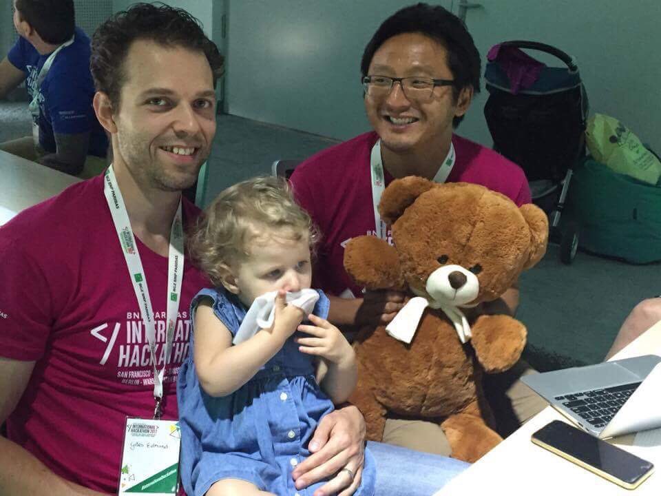 gedisius's tweet photo. @Pregnard Sexy team #MoneyFriend #warsaw #internationalhackathon @BNPParibas - thanks for organizing! https://t.co/HDYyd3Kmla