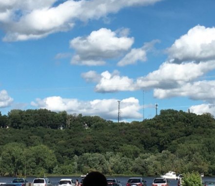 Perfect blue skies in the forecast at Maple Island. #patioviews #craftbeer #summer #BEAutiful