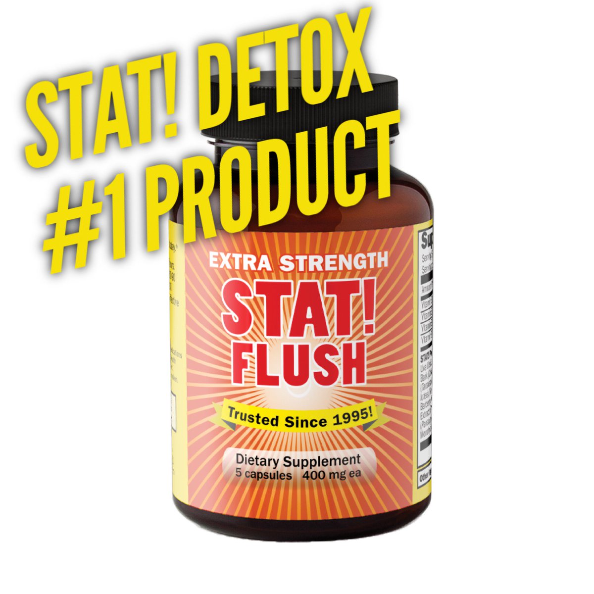 STATDetox's tweet photo. Got a test coming up. Try STAT! Detox #1 Product!!! STAT! Flush 5 Cap: https://t.co/RHybSusEgG #STATdetox #marijuana #detox https://t.co/AfldzuSQsq