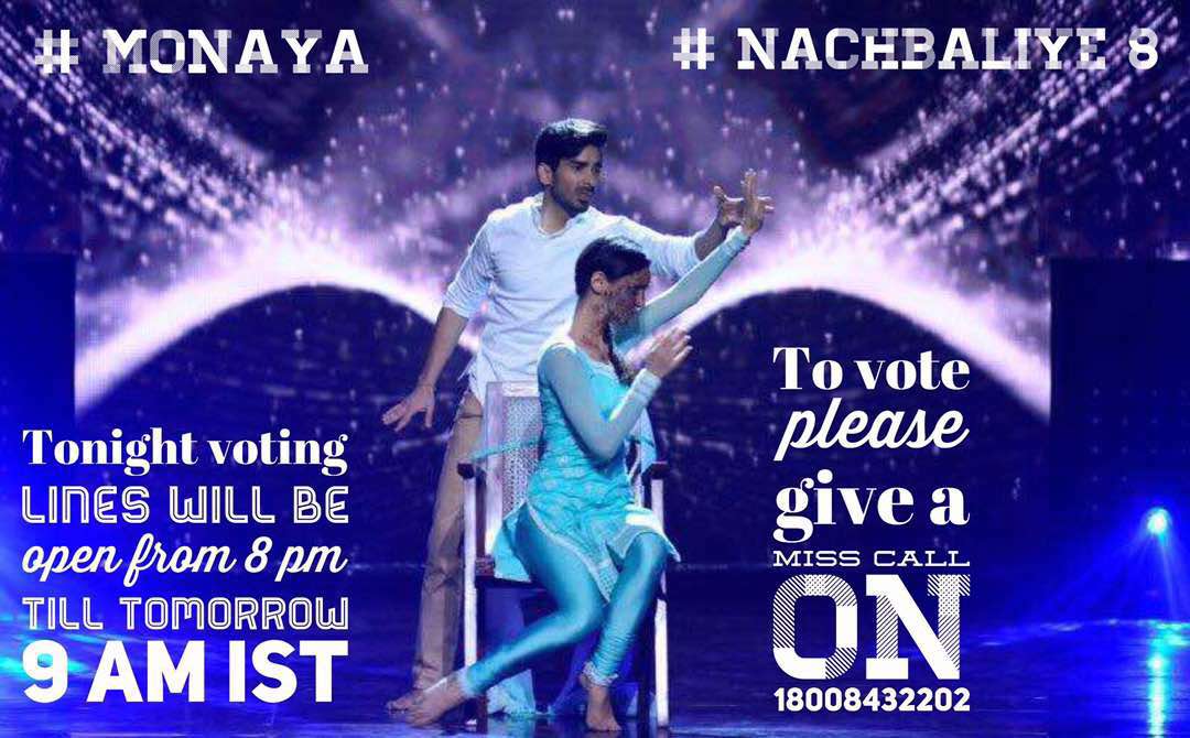 NakuulMehta's tweet photo. These guys are magic on stage. Vote for Sanaya &amp; @itsmohitsehgal tonight. Make 'em WIN! https://t.co/YwLwAPaP4T